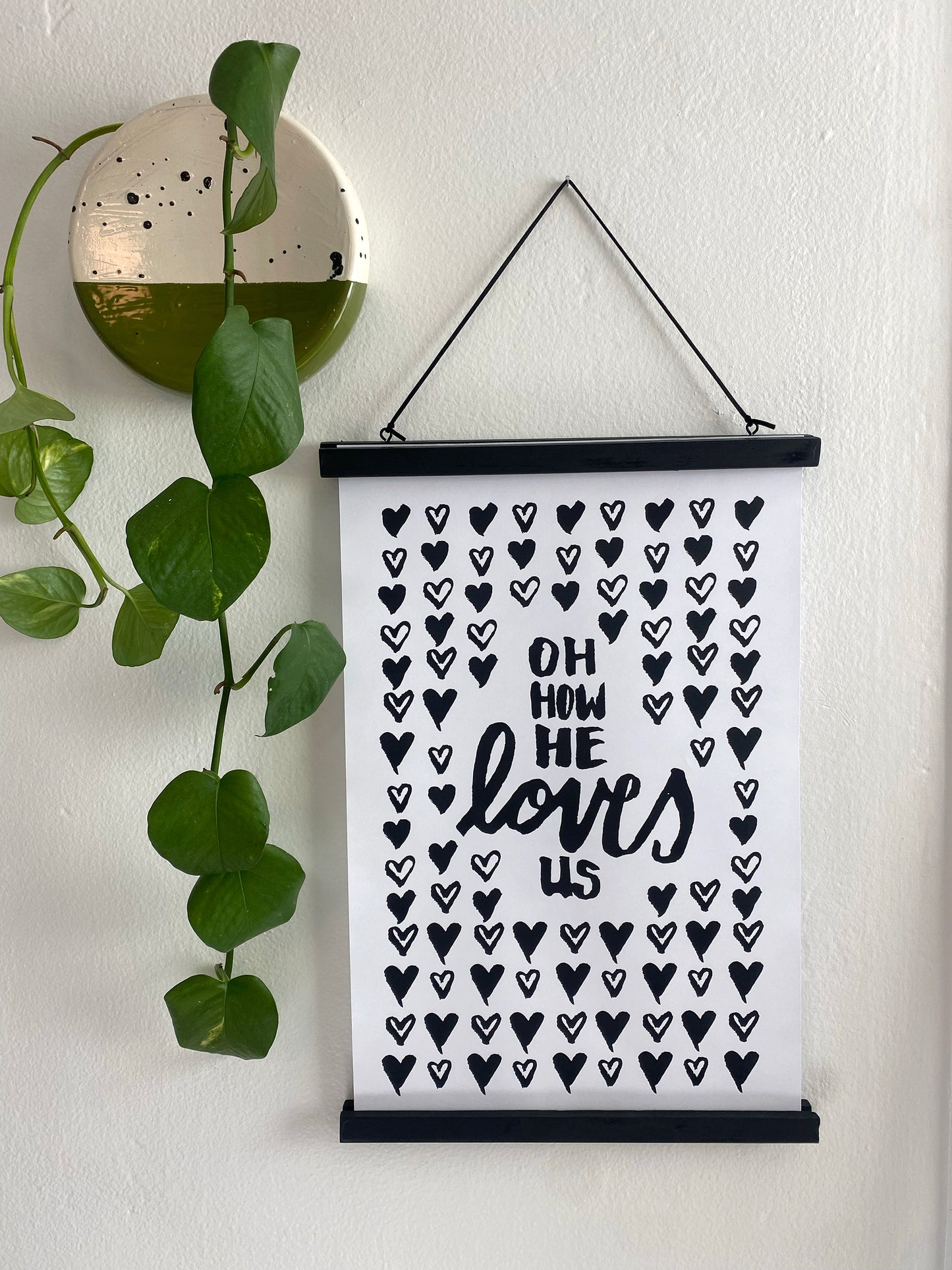"Oh How He Loves Us" - Print & Frame