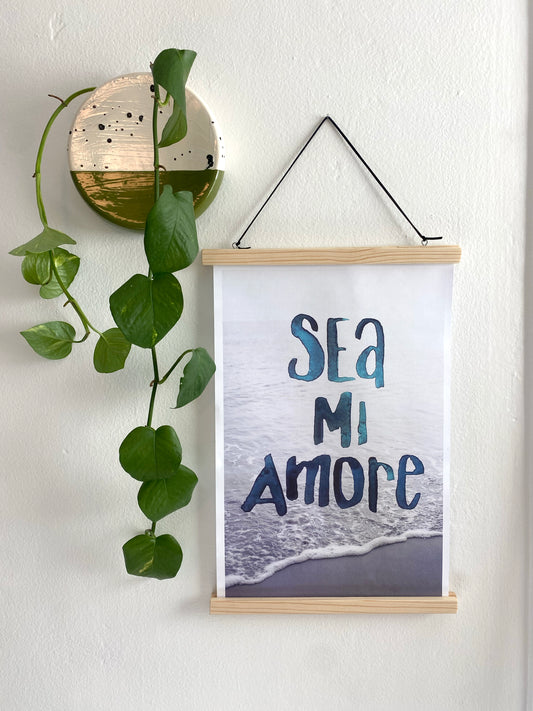 "Sea Mi Amore" - Print & Frame